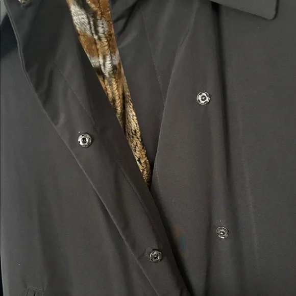 Vintage Hilary Radley with Faux Fur Lining Trench/Over Coat. Size 8 - Picture 11 of 11